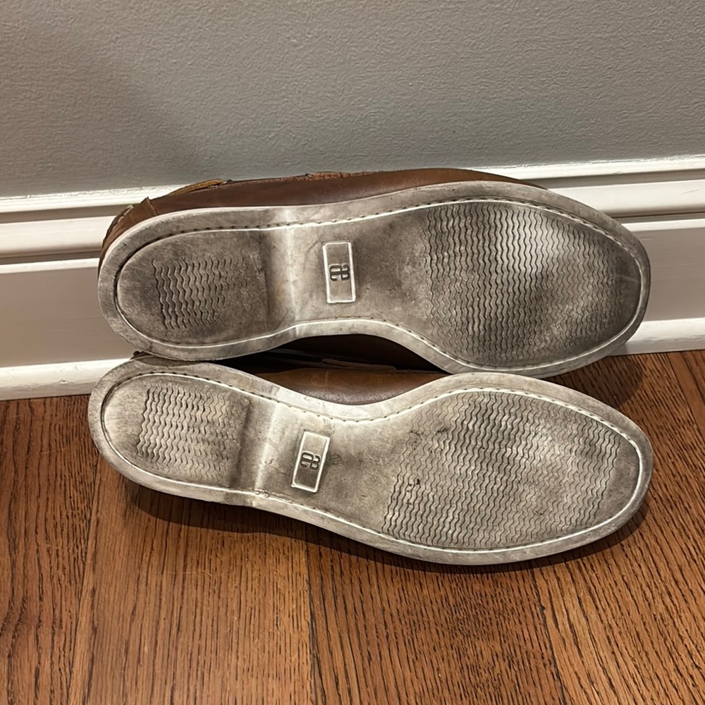 Allen Edmonds Maritime Men's Brown Leather Boat Shoes, size 12 D - Picture 7 of 15
